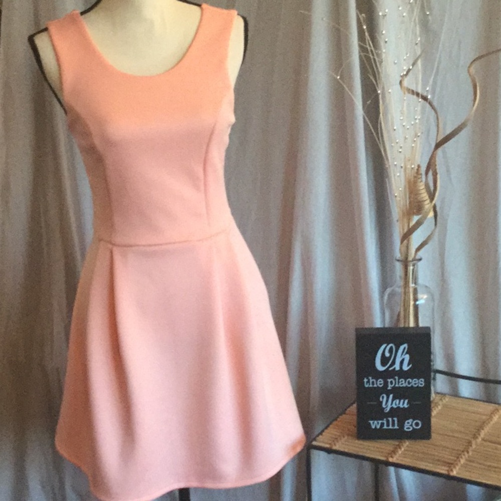 Just Me peach dress. In perfect condition